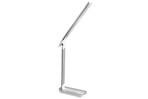  Camelion KD-845  C03 сереб.+бел.LED (Свет-ник наст, 8.5Вт,сенс.регулир. яркости, 3 цвет темп)