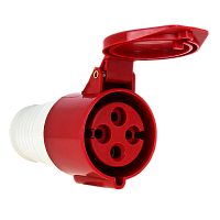  Розетка переносная 214 3Р+РЕ 16А 380В IP44 EKF