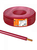  Провод ПуВнг(А)-LS 1х4,0 ГОСТ (100м), красный TDM