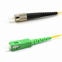  Патч-корд оптический переходной (SM), 9/125 (OS2), SC/APC-FC/UPC, (Simplex), LSZH, 20м REXANT
