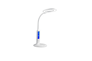  Camelion KD-823  C01  бел.LED (Свет-к наст.,8 Вт,230В, 500лм,сенс, термометр, рег.ярк и цвет.темп.)