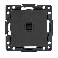  Стокгольм Механизм Розетки RJ-45 1-местной черный EKF PROxima