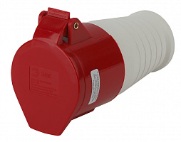  Розетка ЭРА R-32-3P-PE-N-IP44 переносная 225 3Р+РЕ+N 32А 380В IP44