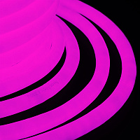  Гибкий Неон LED 360 (круглый) - розовый, бухта 50м