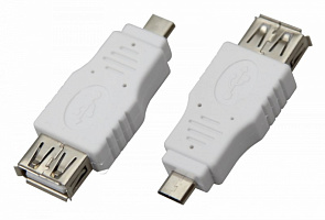  Переходник гнездо USB-A (Female)-штекер microUSB (Male) REXANT