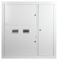  Корпус металлический встраиваемый ЭРА SIMPLE ЩЭ-2 (1000х960х140) 2-х квартирный IP31 УХЛ3 серый