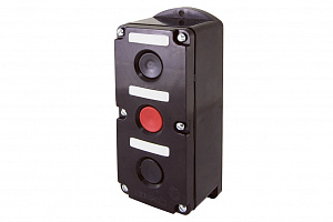  ПКЕ 222-3 У2, красная и две черные кнопки, IP54 TDM