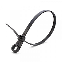  Стяжка нейлоновая КСО 8х380 (черн) (100шт) (Fortisflex)