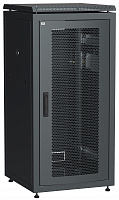  ITK LINEA N Шкаф сетевой 19" 28U 600х800мм перфорированная передняя дверь черный