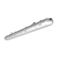  Светодиодный светильник VARTON Стронг 2.0 промышленный класс защиты IP65 1242х90х68 мм 45 ВТ 4000 K прозрачный рассеиватель аварийный автономный посто