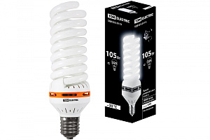  Лампа энергосберегающая КЛЛ-FS-105 Вт-6500 К–Е40 (85х280 мм) TDM