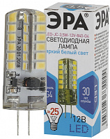  Лампочка светодиодная ЭРА STD LED JC-3,5W-12V-840-G4 G4 3,5Вт капсула нейтральный белый свет