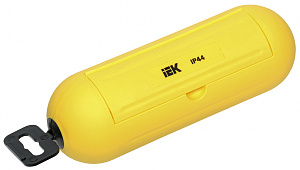  Бокс для защиты кабельного соединения IP44 желтый IEK