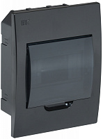  KREPTA 3 Корпус пластиковый ЩРВ-П-6 IP41 черный IEK