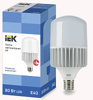  Лампа светодиодная HP 80Вт 230В 6500К E40 IEK