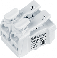  Клемма монтажная 61 690 NTC-CMK-923PL-2-50 (уп.50шт) Navigator 61690