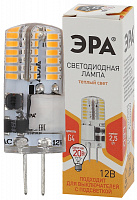  Лампочка светодиодная ЭРА STD LED-JC-2,5W-12V-SLC-827-G4 G4 2,5Вт силикон капсула теплый белый свет