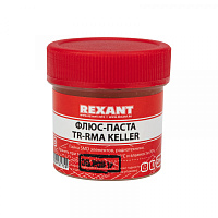  Флюс для пайки, паста TR-RMA KELLER, 20мл, банка REXANT