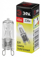  Лампочка галогенная ЭРА G9-JCD-40-230V-CL G9 40Вт капсула теплый белый свет