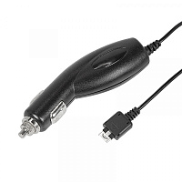  Автозарядка в прикуриватель для LG KG800/KG90 (АЗУ) (5 V, 700 mA) шнур спираль 1.2 м черная REXANT