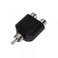  Переходник 1 штекер RCA - 2 гнезда RCA REXANT