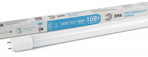  Лампа светодиодная ЭРА STD LED T8-10W-840-G13-600mm G13 поворотный 10Вт трубка стекло нейтральный белый свет