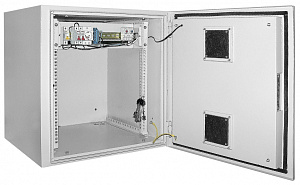  ITK Шкаф уличный навесной 19" LINEA O 12U 650x600мм IP55 металлическая дверь серый