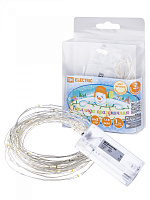  Гирлянда светодиодная "Роса20" 20LED, 2м, 3000К, 2хАА, TDM