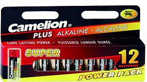  Camelion Plus Alkaline LR6 BL-12 (LR6-HP12, пальчиковая батарейка АА 1.5В)