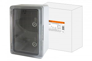  Бокс пластиковый ЩМП-0-8, прозр., крышка ABS, IP65, -45 до +75 С, навесной, (700x500x250) TDM