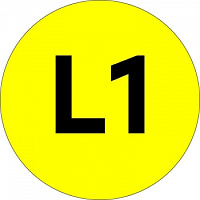  Наклейка "L1" d=20 EKF PROxima