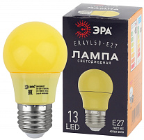  Лампочка светодиодная ЭРА STD ERAYL50-E27 E27 / Е27 3Вт груша желтый для белт-лайт