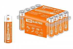  Элемент питания LR6 AA Alkaline 1,5V BOX-24 TDM