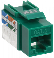  ITK Модуль Keystone Jack кат.6 UTP 110 IDC 90град зелёный