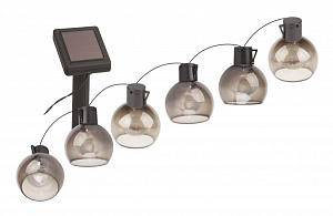  Садовая гирлянда ЭРА ERAGS08-06 на солнечной батарее теплый свет 10 LED 3,8 м