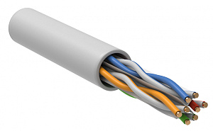 ITK Витая пара U/UTP кат.6 4х2х23AWG solid PVCLS нг(А)-LSLTx белый (305м)