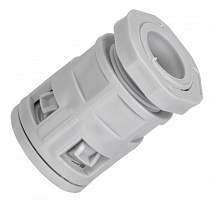  ELASTA Муфта вводная для гофрированных труб MVN25 IP40 серая IEK