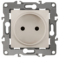  12-2105-02 ЭРА Розетка 2P, 16A-250В, IP20, Эра12, слоновая кость (10/100/3200)