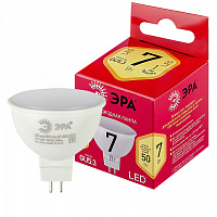  Лампочка светодиодная ЭРА RED LINE LED MR16-7W-827-GU5.3 R GU5.3 7 Вт софит теплый белый свет