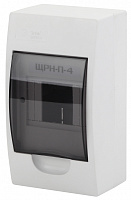  Корпус пластиковый навесной ЭРА SIMPLE ЩРН-П-04 IP41 прозрачная крышка белый