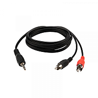  Шнур Стерео 3,5мм - 2 RCA, 1,5м REXANT