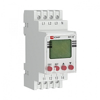  Реле контроля фаз с LCD дисплеем (с нейтралью) RKF-2S EKF PROxima