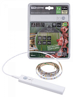  Умная подсветка SMD2835-30LED/m-IP20-5В-2,4Вт-3000 К(1 м), датчик движ., 4хААА TDM