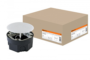  Распаячная коробка СП D73х42мм, крышка, клеммник, IP20, TDM