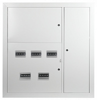  Корпус металлический встраиваемый ЭРА SIMPLE ЩЭ-5 (1000х960х140) 5 квартирный IP31 УХЛ3 серый