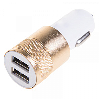  Автозарядка в прикуриватель 2хUSB (АЗУ) (1000+2100 mA) REXANT
