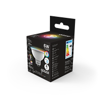  Лампа Gauss MR16 6W GU5.3 RGBW+димирование LED 1/100
