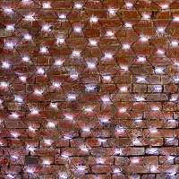  Гирлянда светодиодная Сеть 2x4м 560 LED БЕЛЫЙ черный каучук IP67 постоянное свечение 230В блок в комплекте NEON-NIGHT 