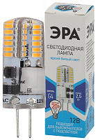  Лампочка светодиодная ЭРА STD LED-JC-2,5W-12V-SLC-840-G4 G4 2,5Вт силикон капсула нейтральный белый свет
