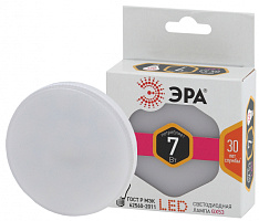  Лампочка светодиодная ЭРА STD LED GX-7W-827-GX53 GX53 7Вт таблетка теплый белый свет
